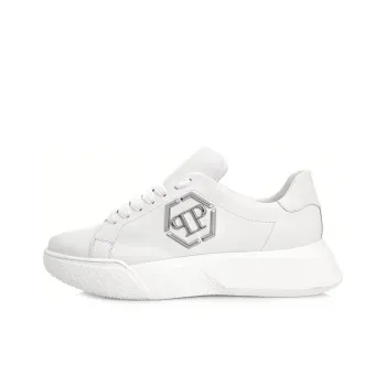 PHILIPP PLEIN Godzilla Low Top Sports Casual Shoes Unisex White