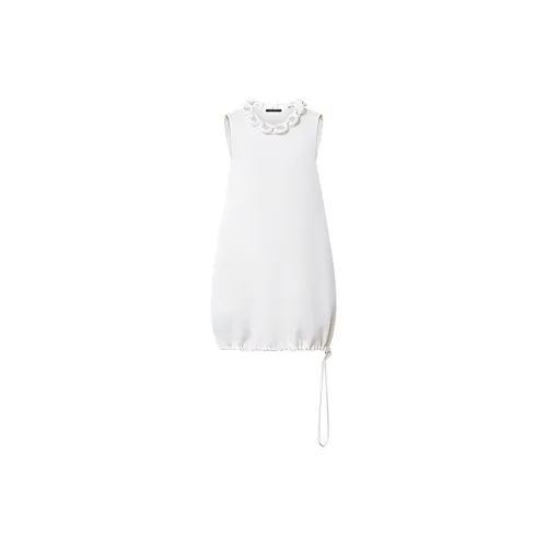 LOUIS VUITTON New Quarterly Products Of LV Sleeveless Dresses Women's White