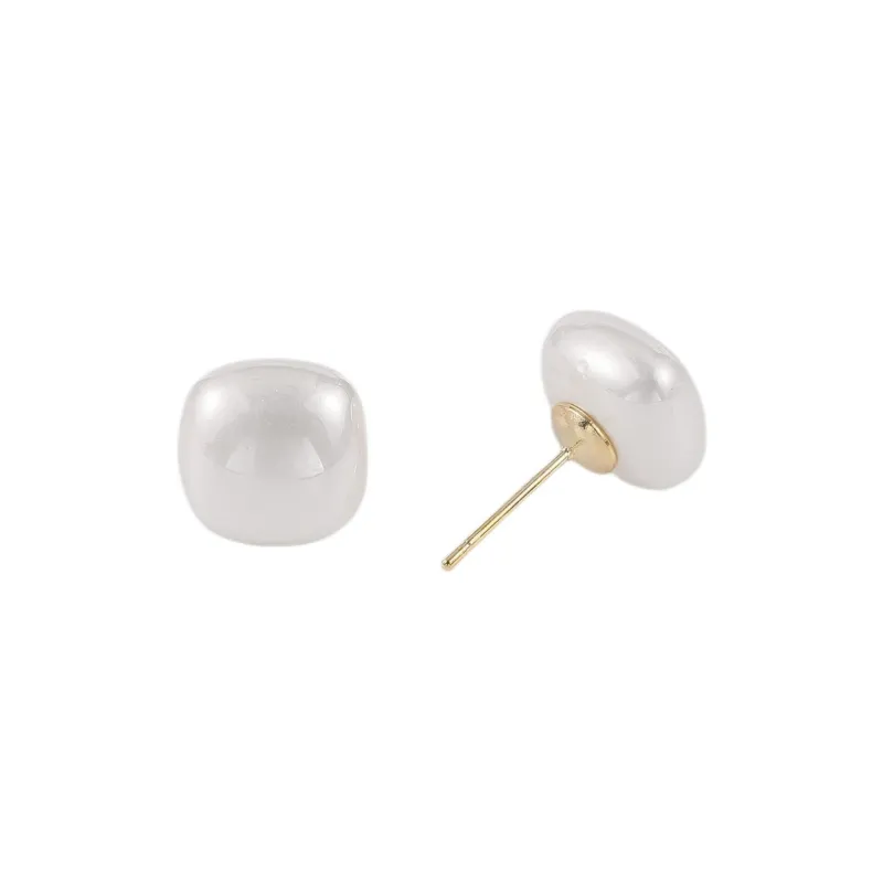 Vegetarian S925 Silver Stud Earrings Women's-1
