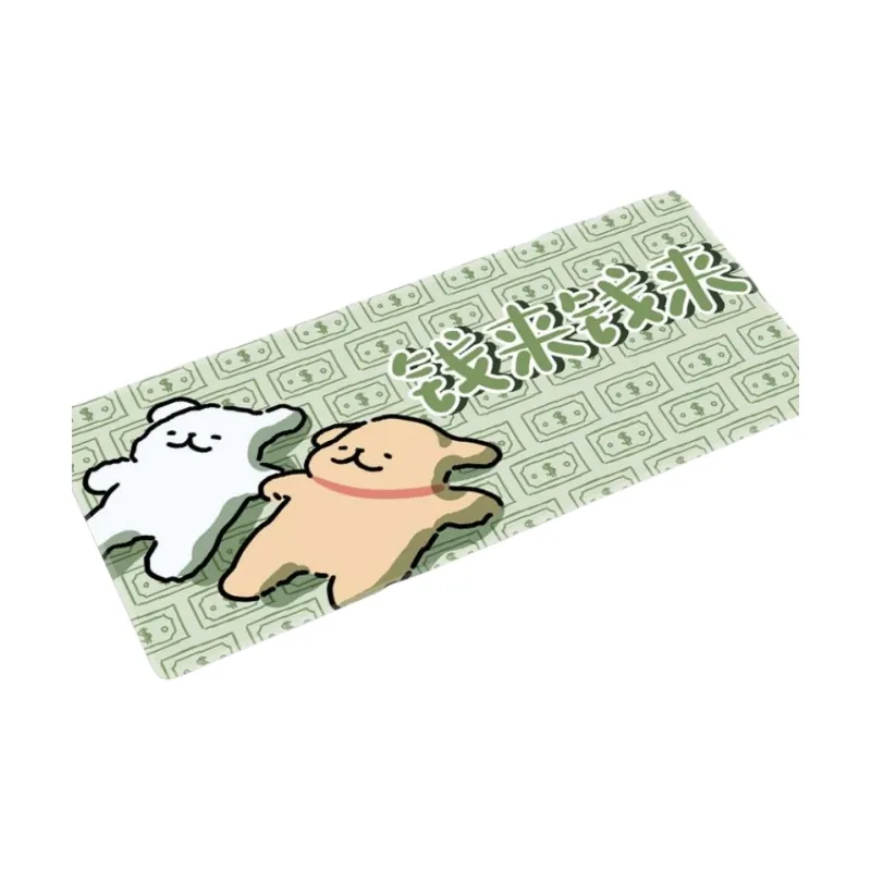 LOVINGCOOL Natural Rubber Cute Cartoon Maltese Large Keyboard Pad With Thickened Edges Office Desk Mat Mouse Pads-12