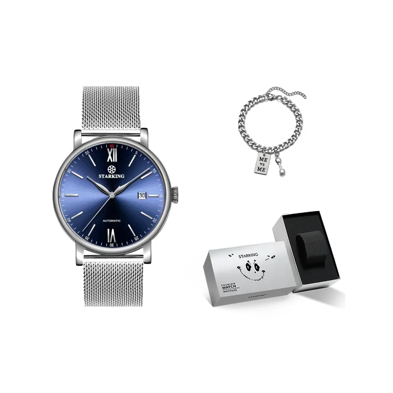 STARKING Automatic Mechanical Movement Watch Men's Watches White Dial-7