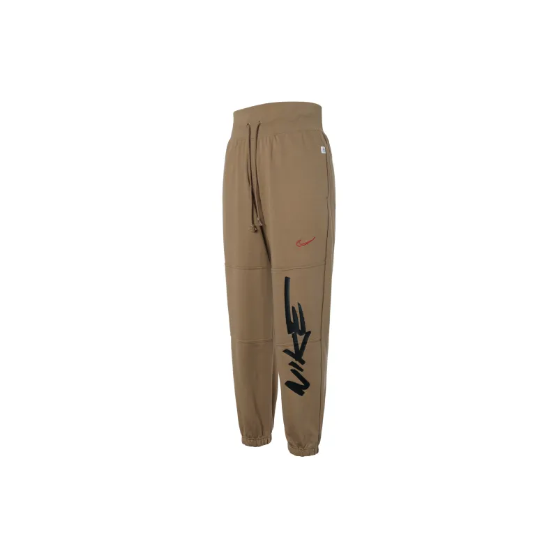 Nike X Futura Paris Olympics Series Casual Pants Unisex Brown-1