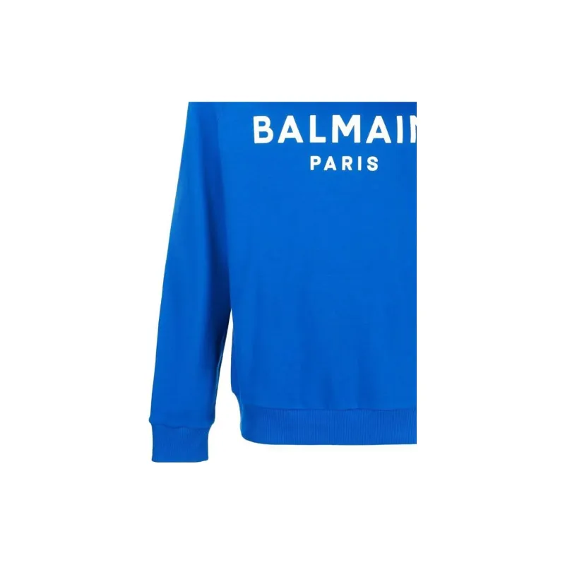 BALMAIN FW22 Sweatshirt Men's Blue-5