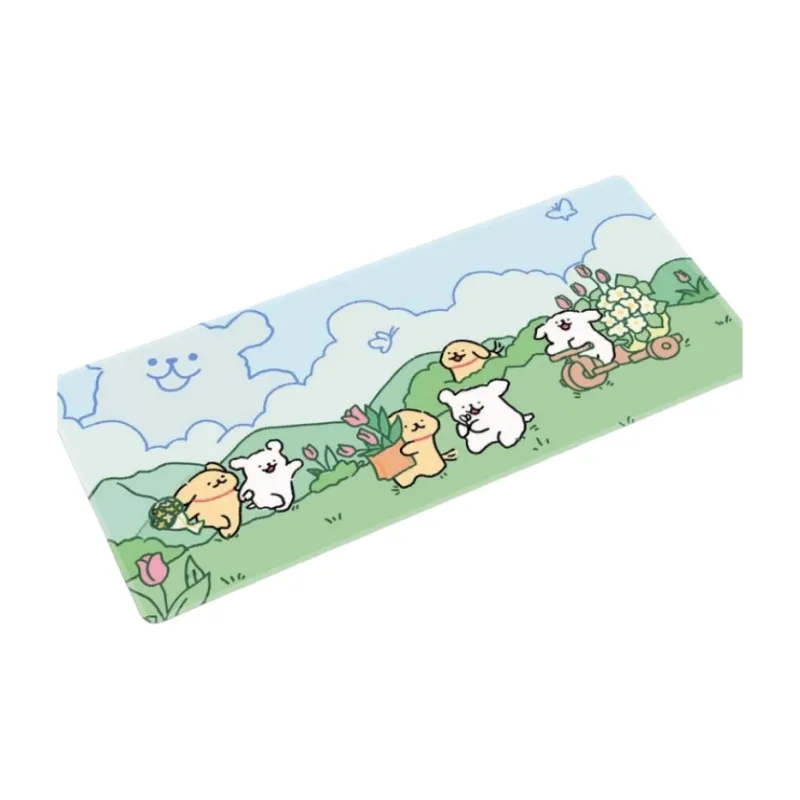 LOVINGCOOL Natural Rubber Cute Cartoon Maltese Large Keyboard Pad With Thickened Edges Office Desk Mat Mouse Pads-20