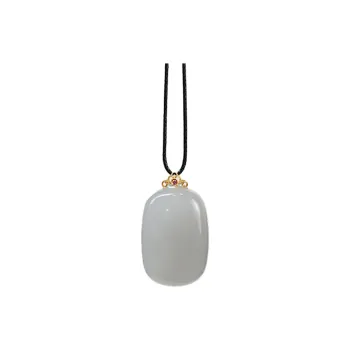 FANHAOGANG JADE Hetian Jade Necklaces Smoky Purple Unisex