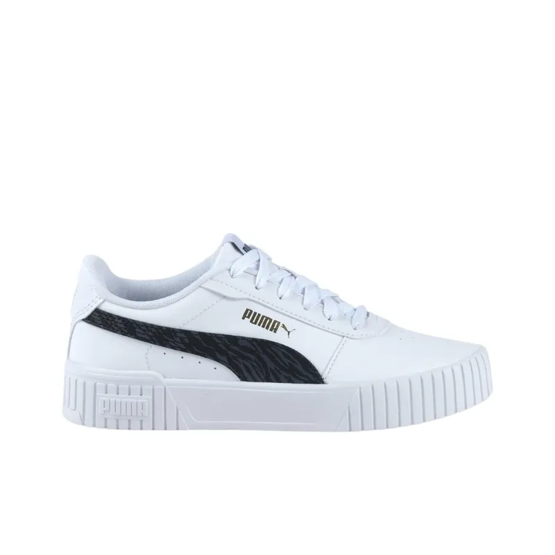 PUMA Carina 2.0 Anti Slip Wear Resistant Low Top Skateboard Shoes Women's White-1