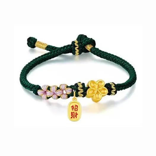 KING TAI SANG Gold Bracelet Women's-4