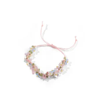 AWD Natural Colored Glaze Rope Bracelets Women's