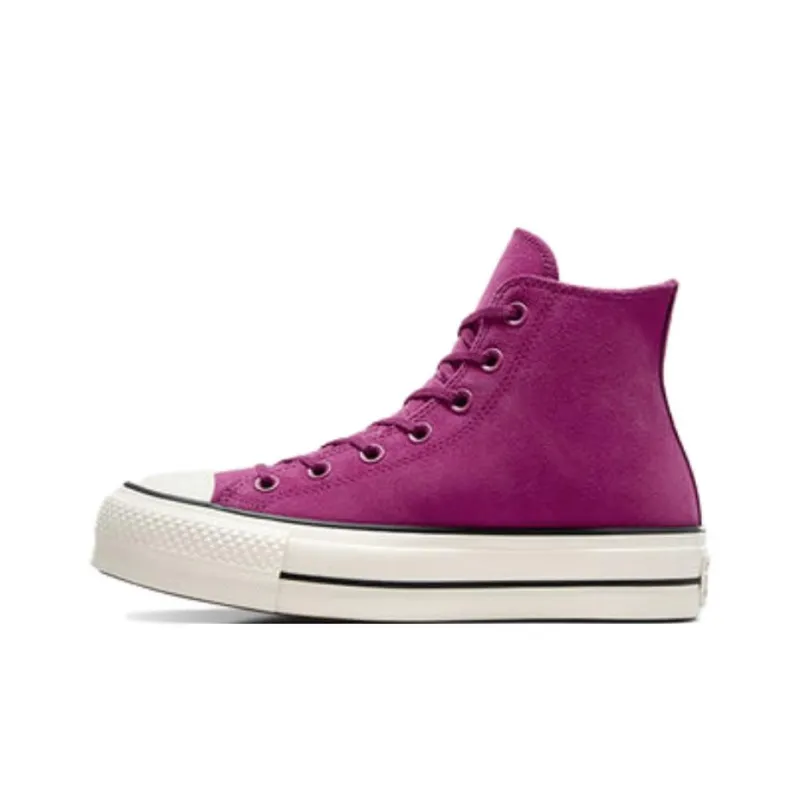 Converse Women's Chuck Taylor All Star Lift Platform High 'Colorful Suede Quantum Violet' Women's-0