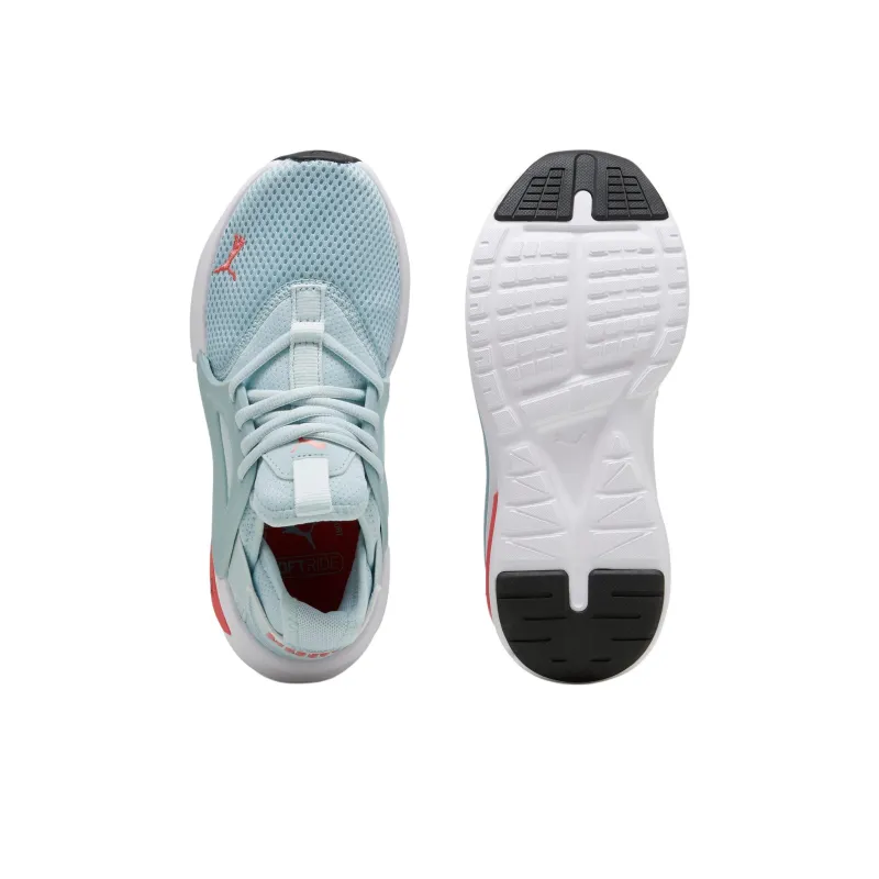 PUMA Softride Enzo Evo Shock Absorbers Low Top Kids Lifestyle Shoes Light Blue Teenagers-3