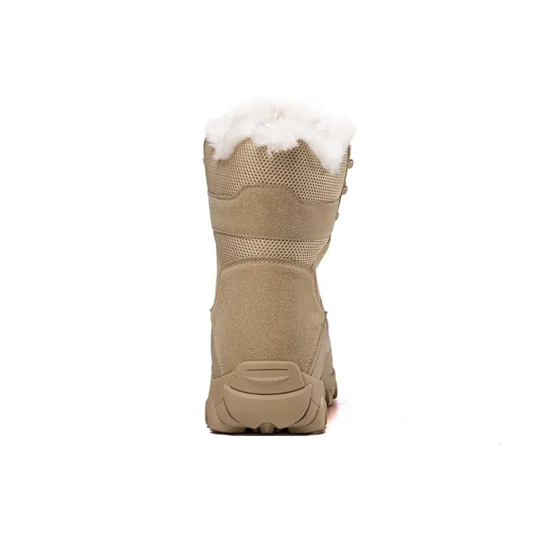Kuding Warm Water-Resistant Wear-Resistant Slip-Resistant Short Outdoor Boots Men's-5