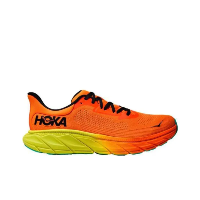 HOKA ONE ONE Arahi 7 Electric Tangerine Black-1
