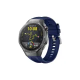 GT5PRO 46 Same Style Silicone-Midnight Blue-Silver-Tone Buckle