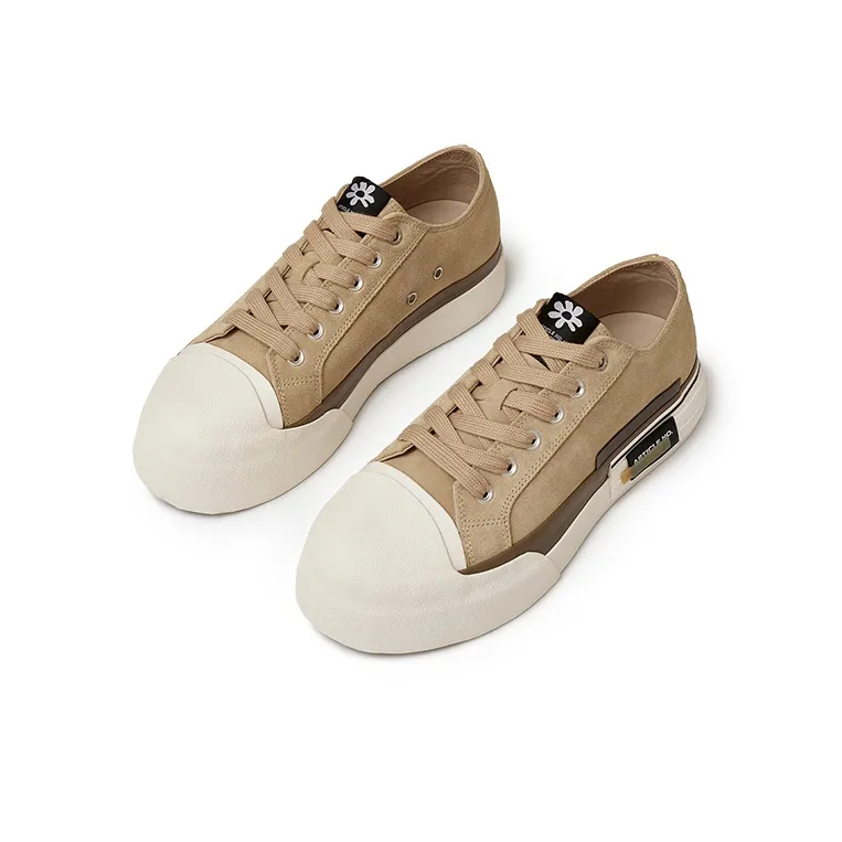 ARTICLE NO. Slip Resistant Low Top Canvas Shoes Unisex Khaki-2