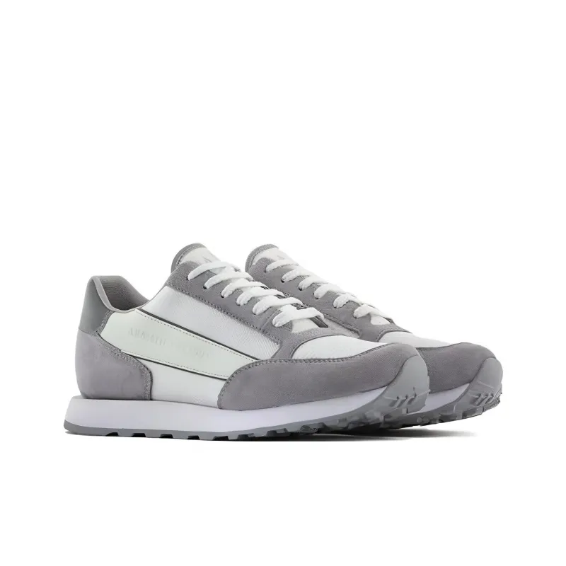 ARMANI EXCHANGE Logo-print Panelled Sneakers-2