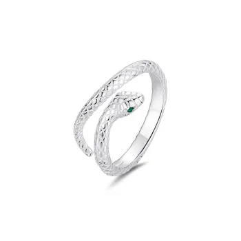 COLIMIDA Copper Zircon Rings Unisex Silver