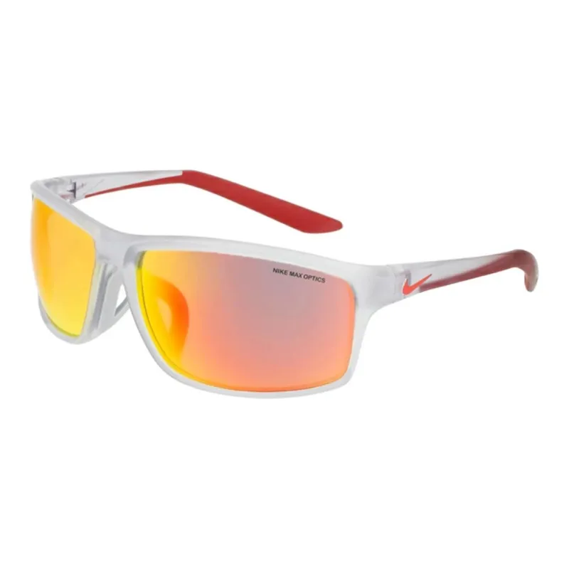 Nike Plastic Square Sunglasses Unisex White-0