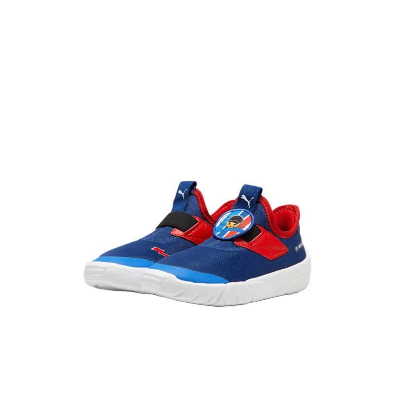 PUMA BMW M Motorsport Slipkart Anti-Slip Wear-Resistant Low-Top Kids Lifestyle Shoes Blue Children Aged 3-7 Years Old-1