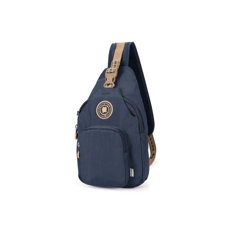 Dannybear Fabric Sling Bags Crossbody Bags Regular Unisex Dark Blue-1