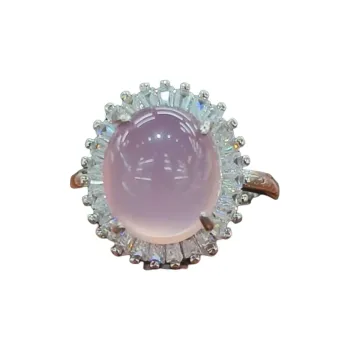 Grace Chalcedony Jade Rings Women's