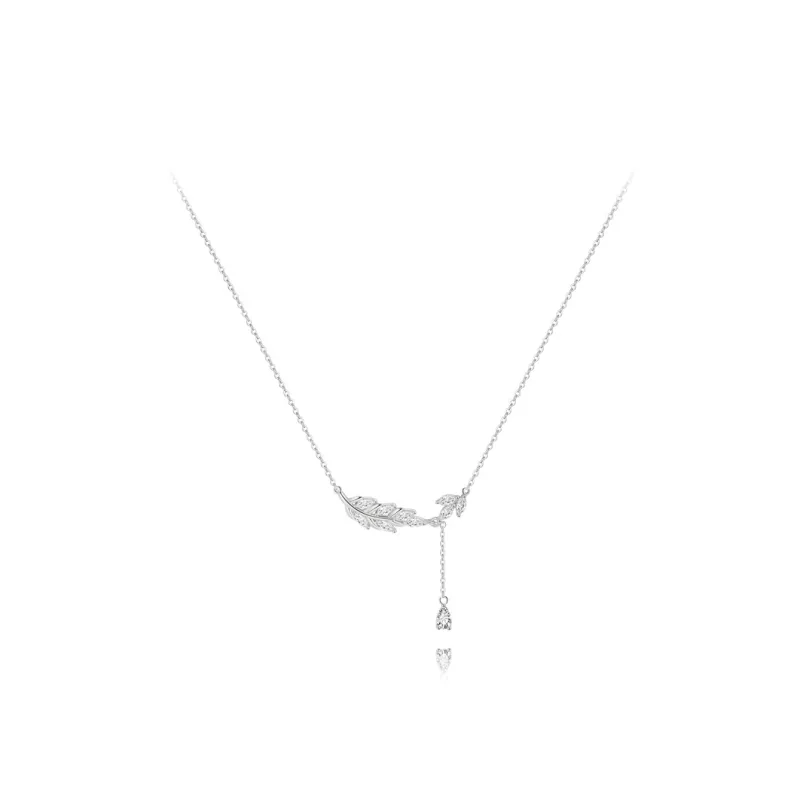 BLANK IN BLANK Zircon Necklaces Women's Bestie Couple Birthday Gift Girl Box-8