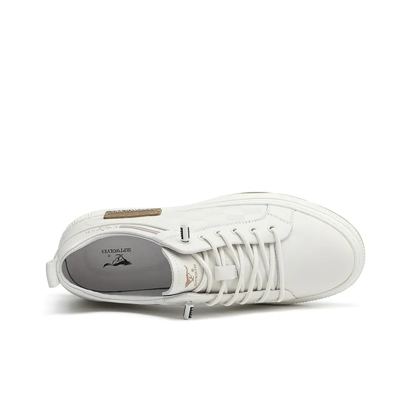 SEPTWOLVES Low Top Skateboard Shoes Men's Black HD-7