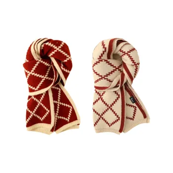 15 MINS Polyester Knit Scarves Women's