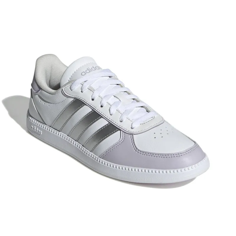 Adidas Breaknet Sleek Cloud White Silver Metallic Silver Dawn Women's-2