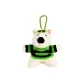 Plush West Highland Pendant-Black and Green Stripes
