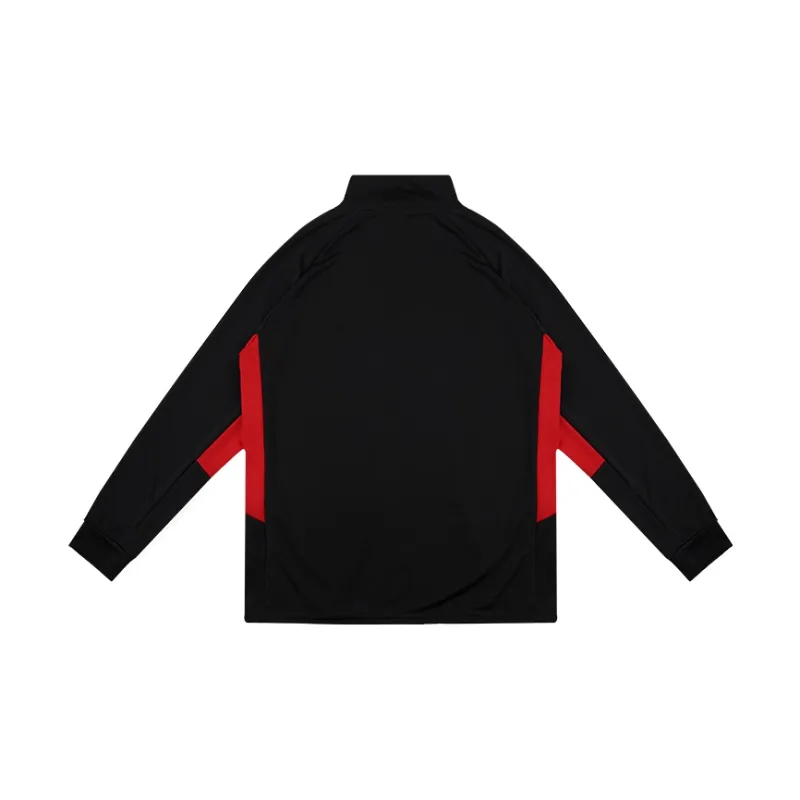 BKCXZICE Loose Fit Patchwork Casual T Shirt Unisex Black-1