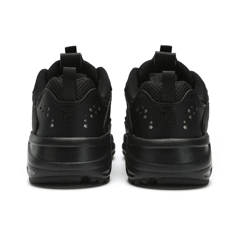 FILA Tracer Wear Resistant Low Top Running Shoes Women's Black-3