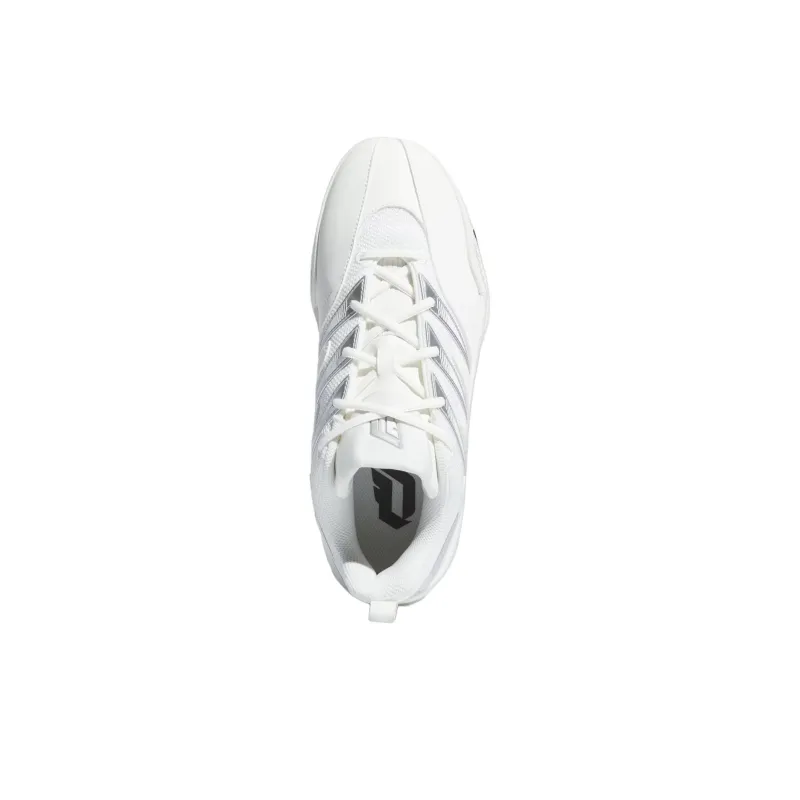 Adidas Dame Certified 3 Low Core White Core Black Silver Metallic-2