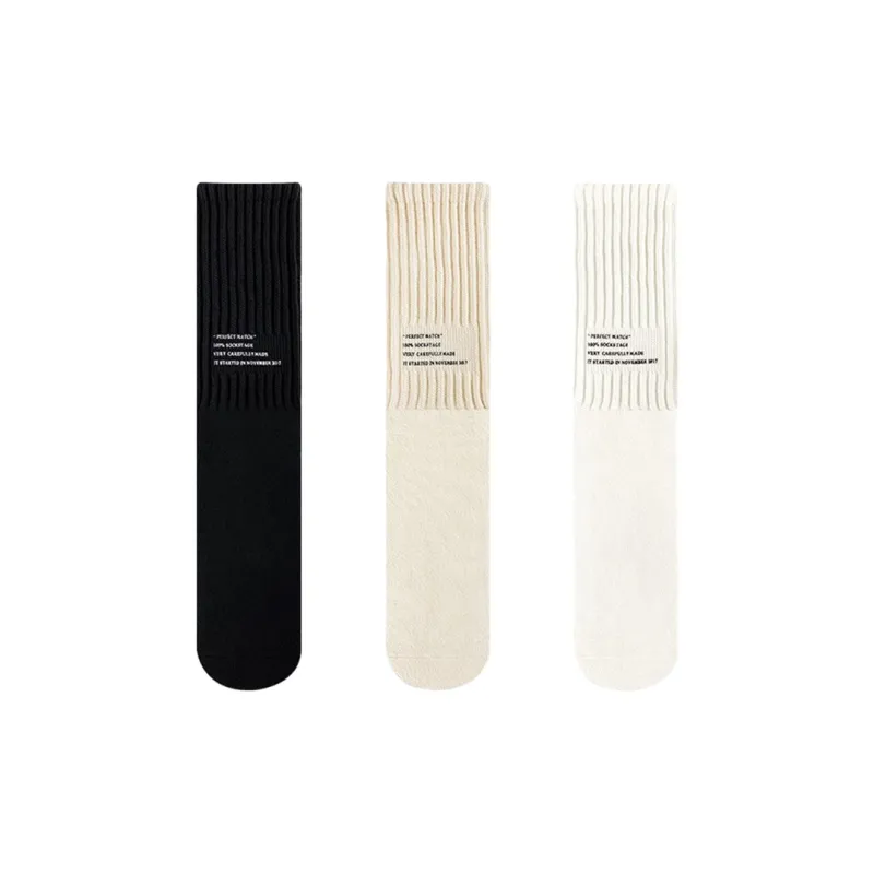 BEAR UNION Knee High Socks Unisex 3 Pack-9