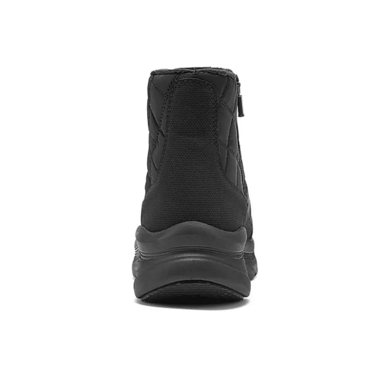 Skechers D'lux Walker Anti Slip Wear Resistant Mid Top Casual Shoes Women's Black-2
