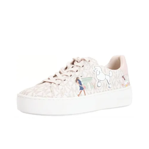 MICHAEL KORS Skateboard Shoes Women's Low-Top Pink