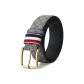 Gold Buckle Gray Strap