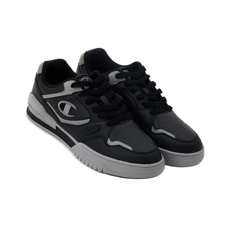 Champion Low Top Casual Shoes Men's Black/Gray-2