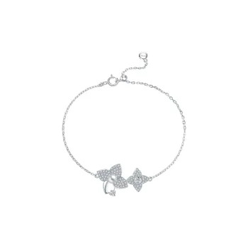 BABYBEI 925 Sterling Silver Shell Pearl Fresh Sweet Style Refined Versatile Ethereal Niche Design Bracelets Women's
