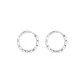 22mm Twisted Hoop Earrings 1 Pair Eh-3031.ebP