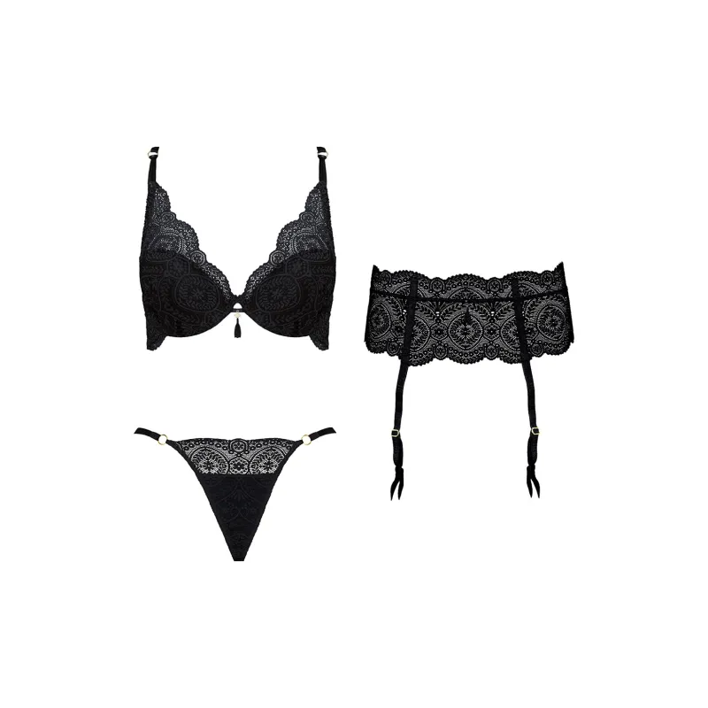 Selmark Underwear Set Women's Black-0