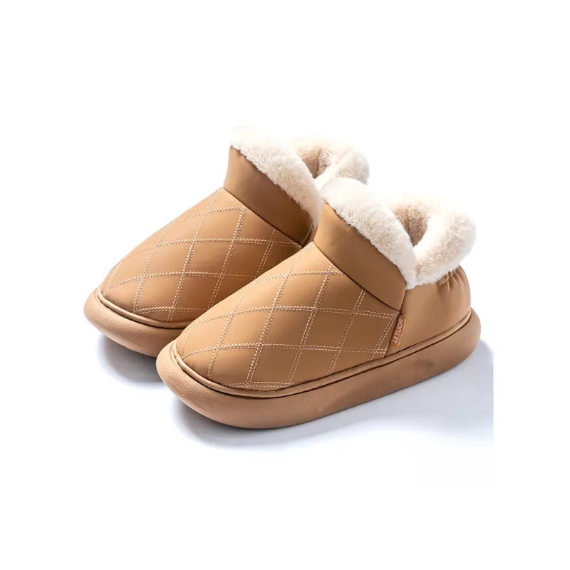 Le Drag Cotton Slippers Light Gray/Light Coffee/Camel/Apricot/Brown-11