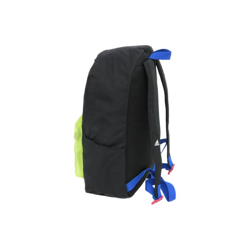 Adidas Polyester Backpack Regular Unisex Black/Neon Yellow-3