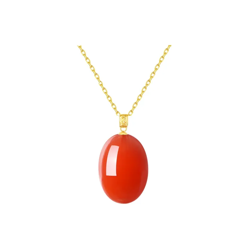 QIAOWUQIAONV Southern Red Agate Necklaces Women's-2