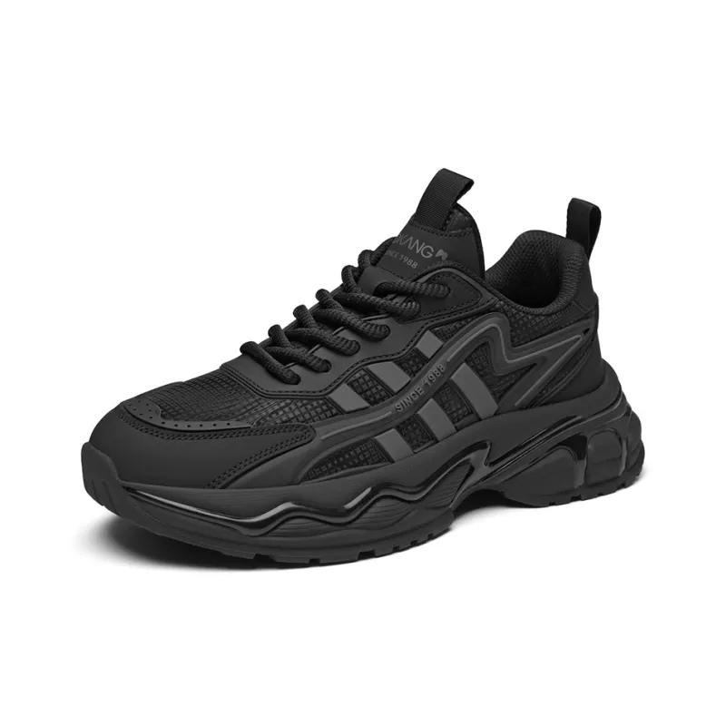 AOKANG Cushioned Slip-Resistant Low-Top Chunky Sneakers Men's Shopping Bag-1
