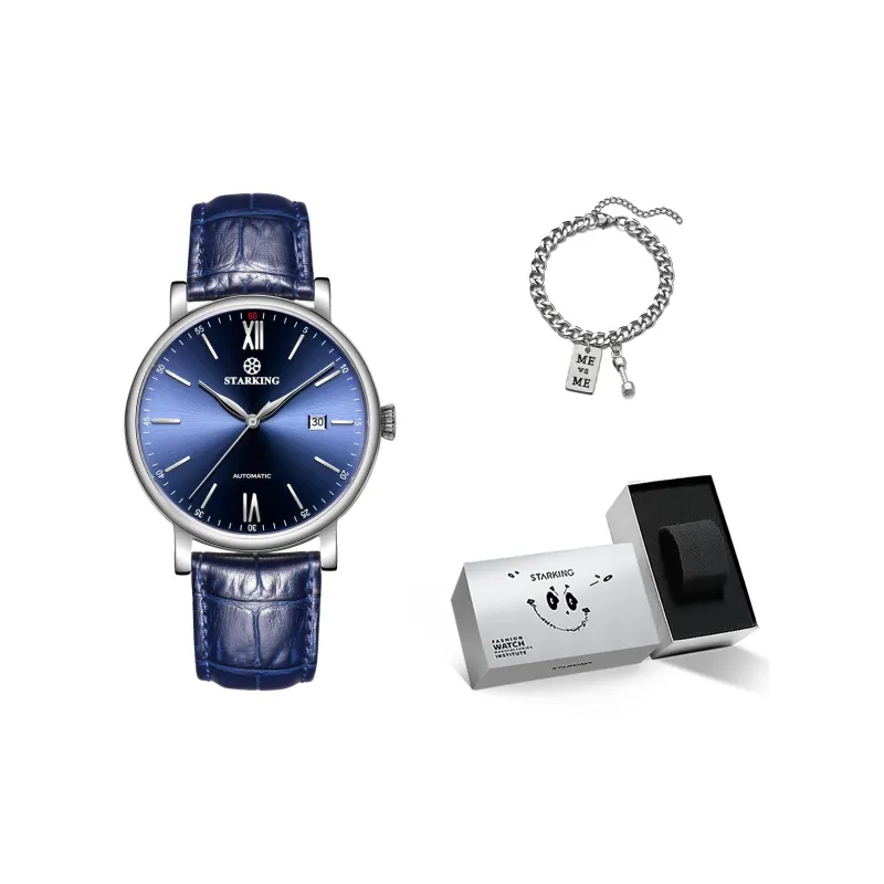 STARKING Automatic Mechanical Movement Watch Men's Watches White Dial-6