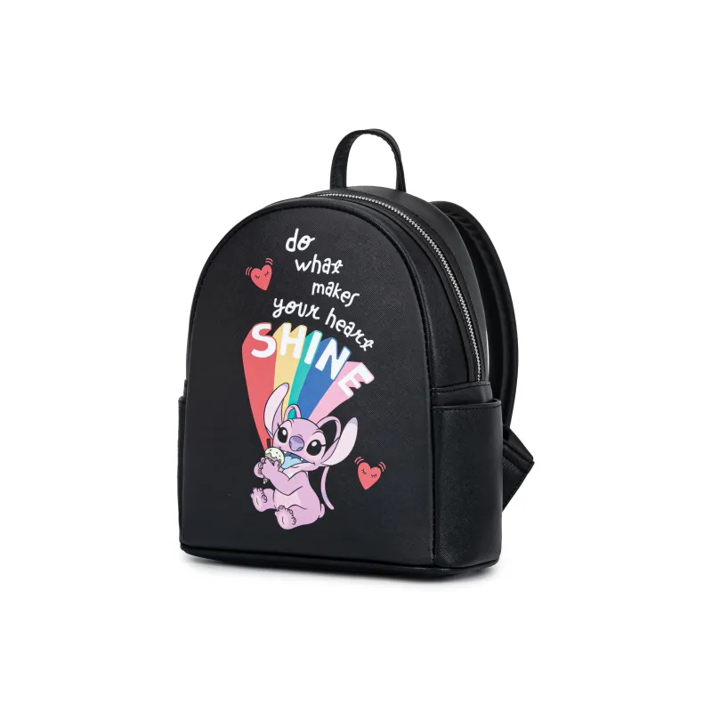 Disney Strawberry Bear Series PVC Polyvinyl Chloride Backpack Regular Unisex White/Black-7