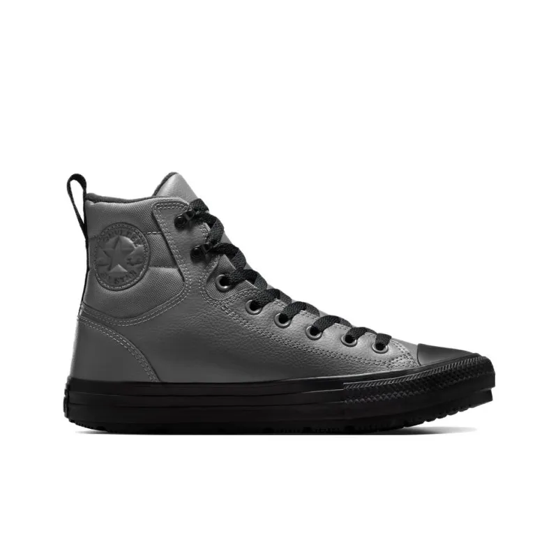Converse Chuck Taylor All Star Slip Resistant Water Resistant High Top Skateboard Shoes Unisex Gray Black-1