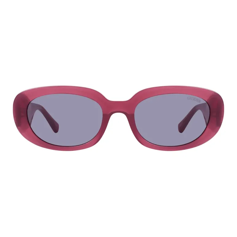 GUESS Plastic Oval Sunglasses Women's Purple-1