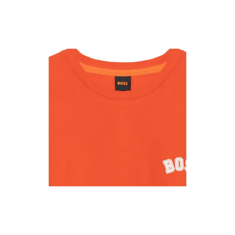 HUGO BOSS T Shirts Men Orange Red-5