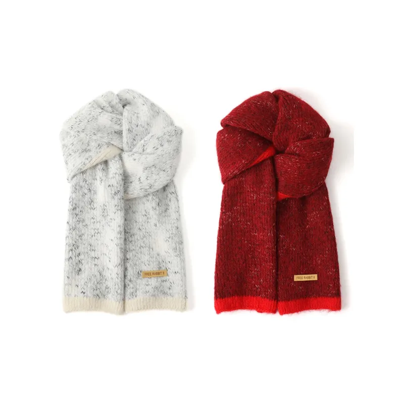 FREE RABBITⅡ Knit Scarves Unisex-12